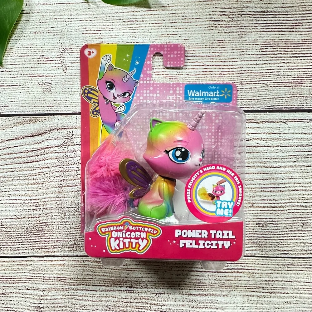 Rainbow Butterfly Unicorn Kitty Complete Set NEW